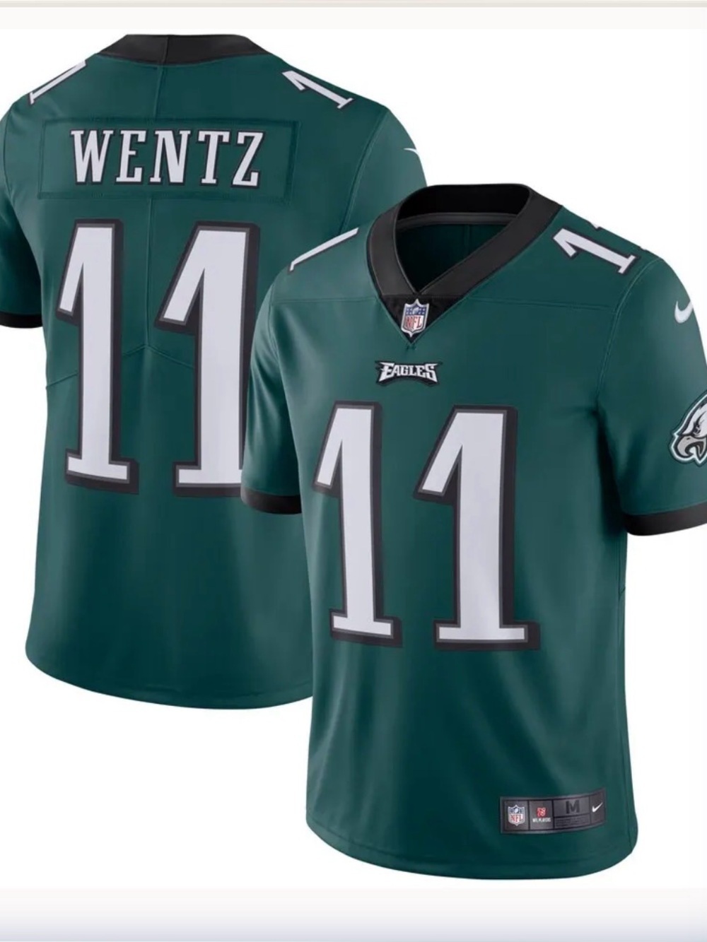 Carson Wentz Philadelphia Eagles Jersey NFL On Field Football Nike Size Adult M